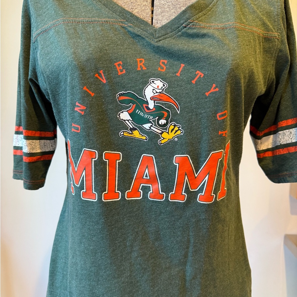University of Miami Green T-Shirt